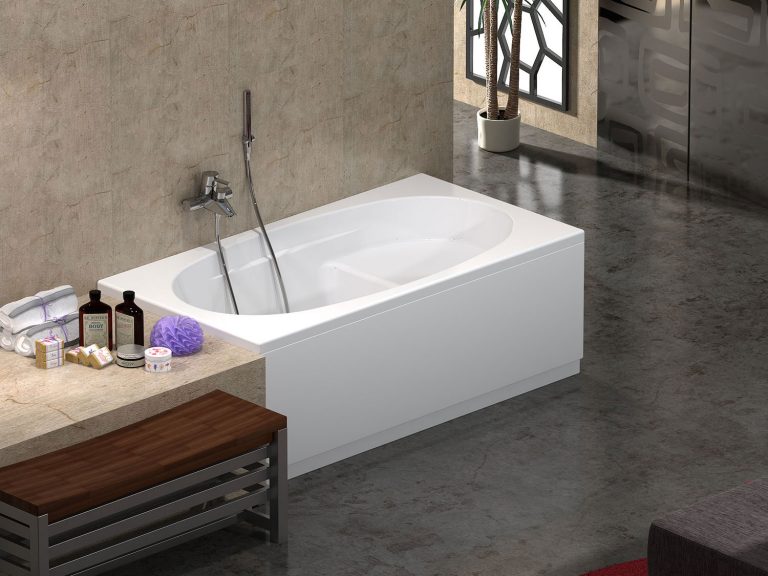 Begonia Oturmalı Dikdörtgen Küvet