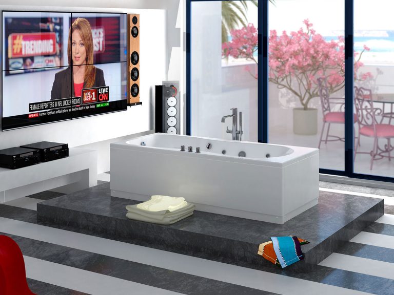 Ontariyum 80-85 cm Düz Dikdörtgen Küvet