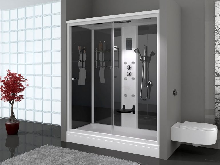 Kaliptra Dikdörtgen Akrilik Panelli Duş Kabini