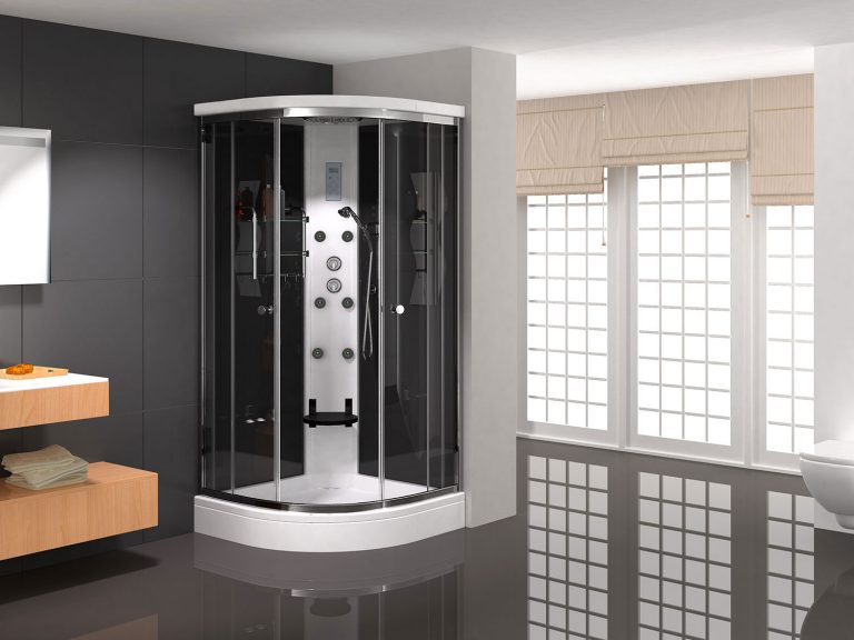 Ratanya Oval Akrilik Panelli Duş Kabini