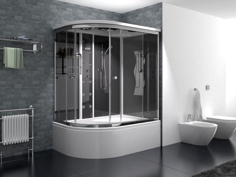 Safran Oval Akrilik Panelli Duş Kabini